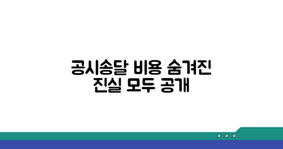 공시송달 비용, 숨겨진 부분 파헤치기