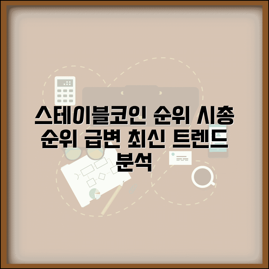 스테이블코인 순위 변동 추이 | 스테이블코인 시가총액 순위