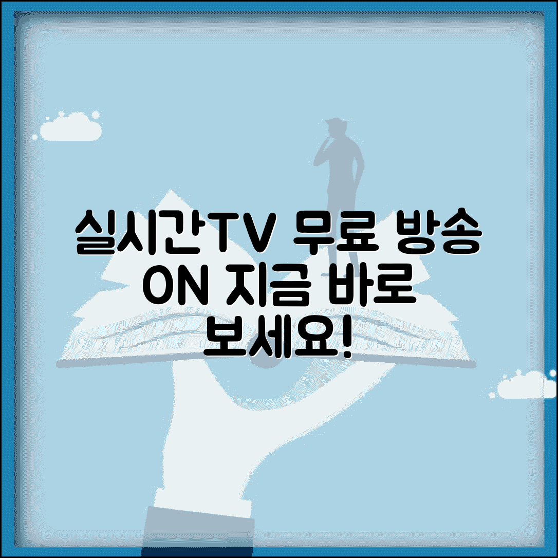 실시간티비 무료 보기 | 실시간 TV 방송 온라인 시청