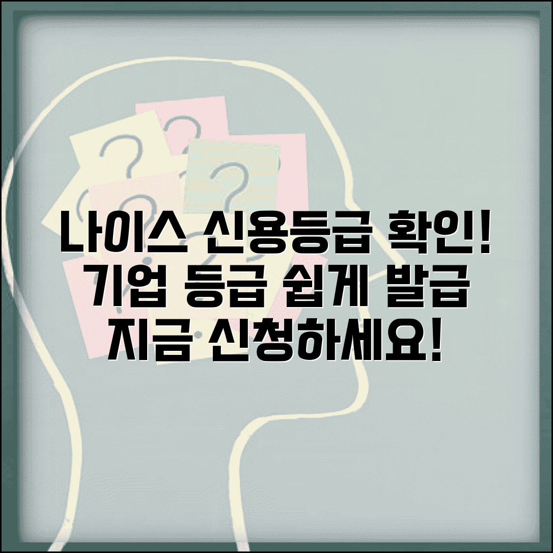 나이스디앤비 신용평가등급확인서 발급 | 기업 신용등급 확인서 신청 방법