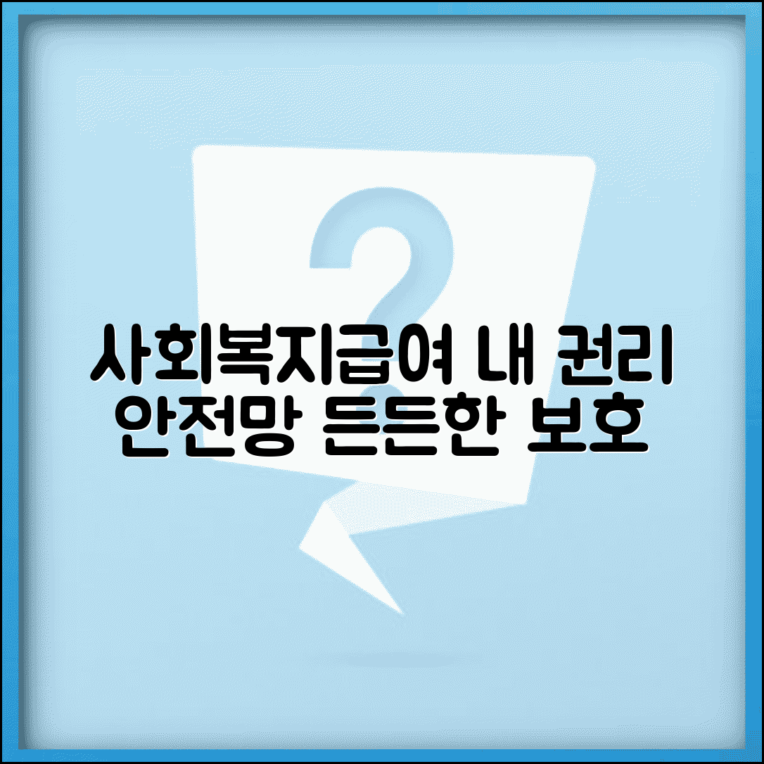 사회복지급여수급권의 중요성 | 사회안전망 | 권리 보장 | 보호 원칙 | 제도 의의 | 활용법