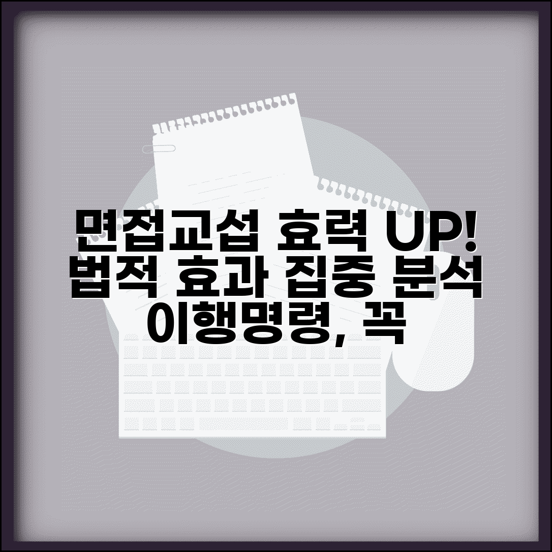 면접교섭 이행명령 효력 | 면접교섭권 이행명령 법적 효과