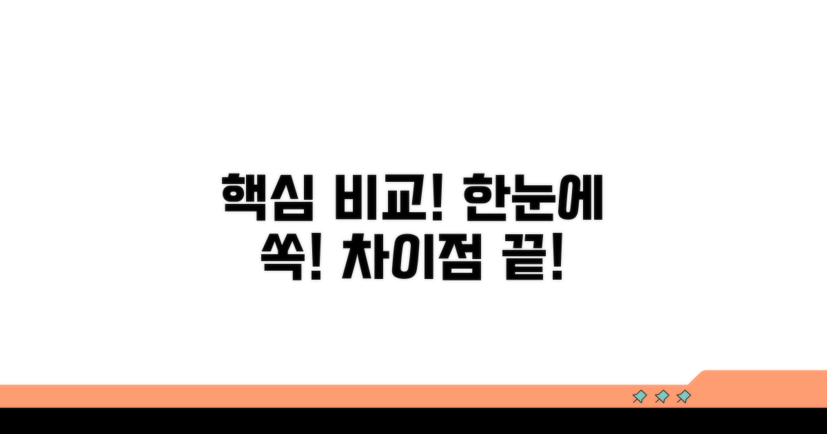 차이점 한눈에 파악하기