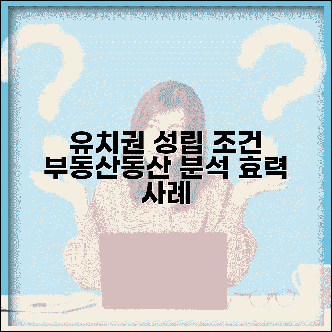 유치권 성립 조건 및 효력 | 부동산/동산에 따른 적용 사례 분석