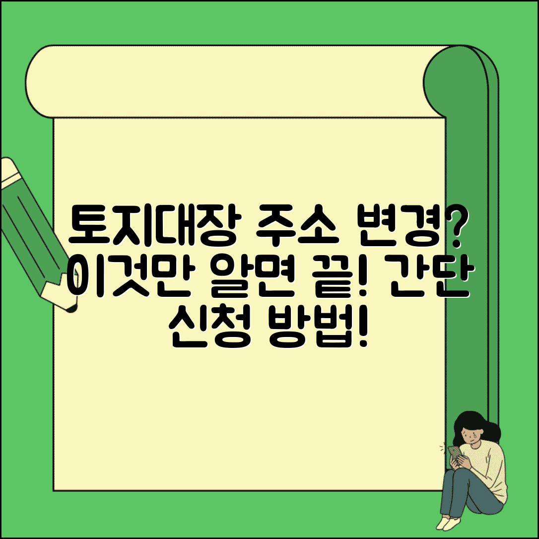 토지대장 주소변경 절차 | 토지 소유자 주소 변경 신고 방법