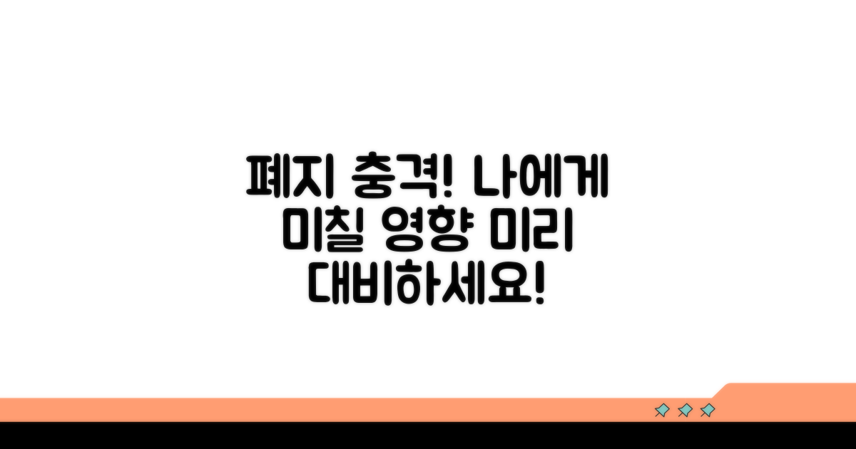 폐지될 경우 예상되는 영향