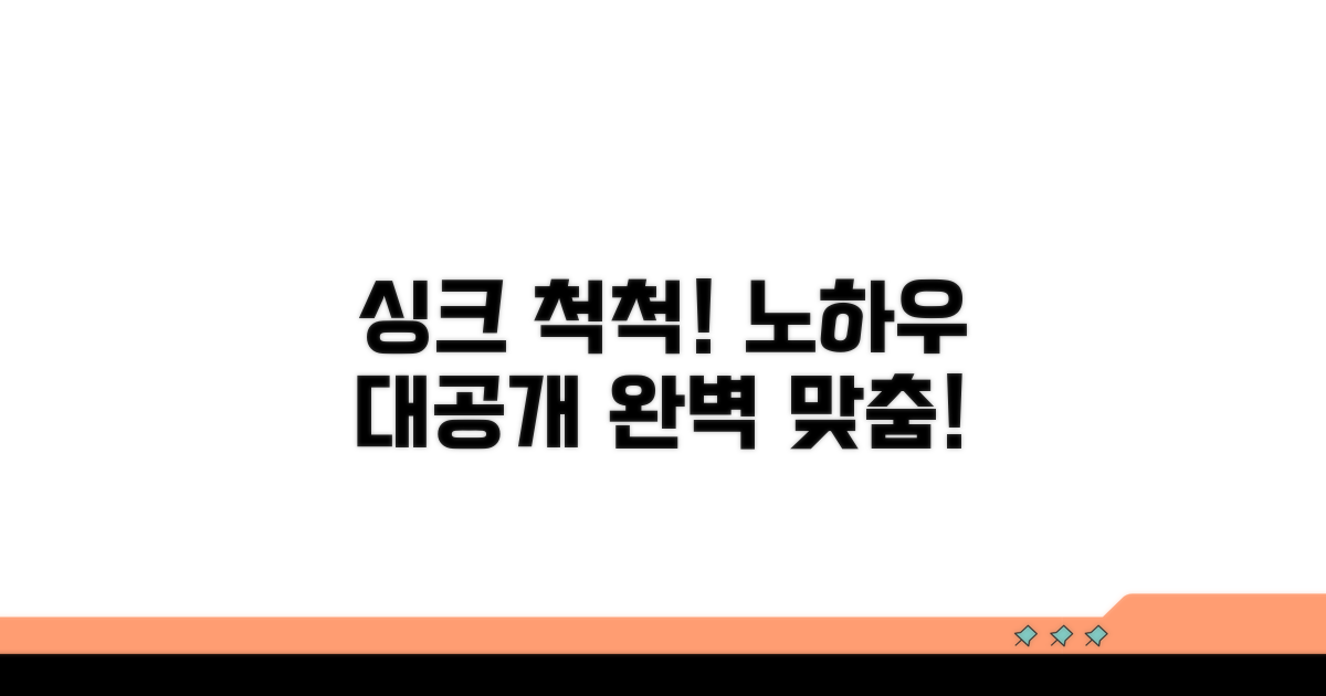 정확한 싱크 맞추는 노하우