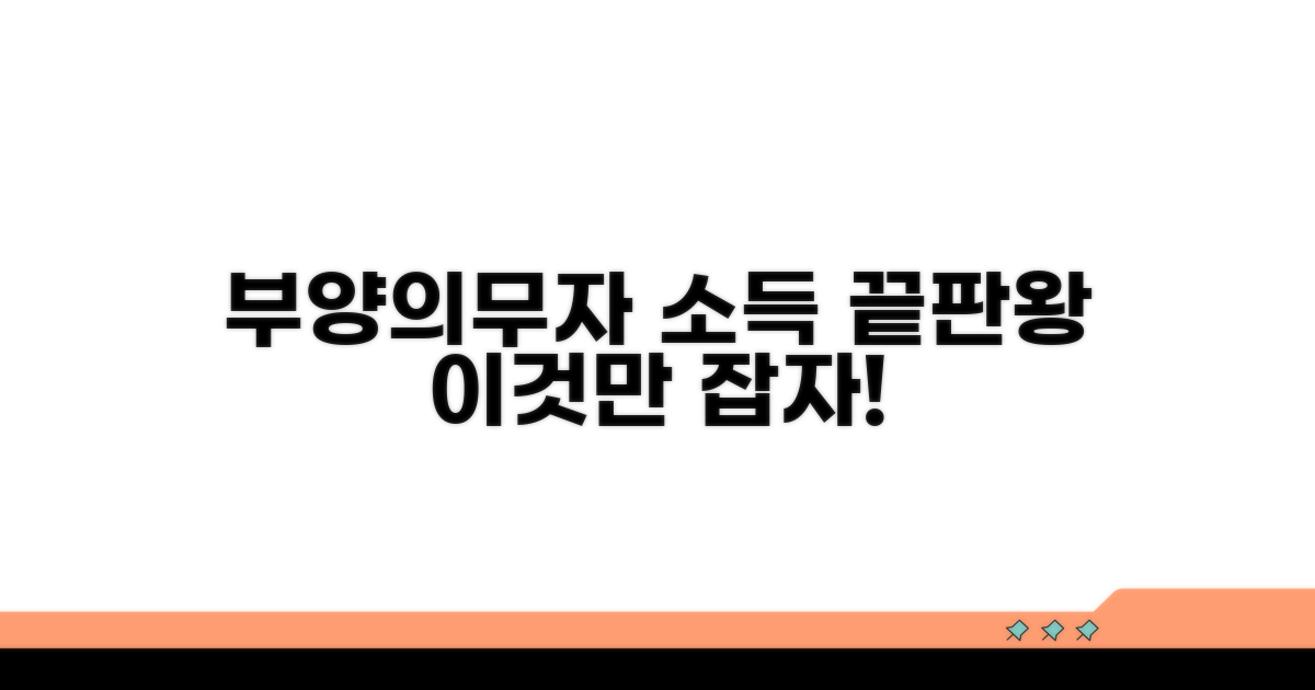 부양의무자 소득, 이것만 알면 끝!