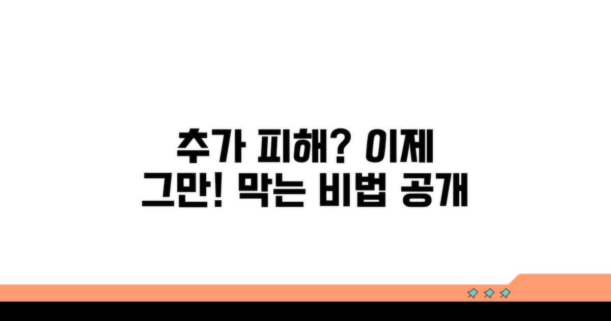 추가 피해 막는 예방법