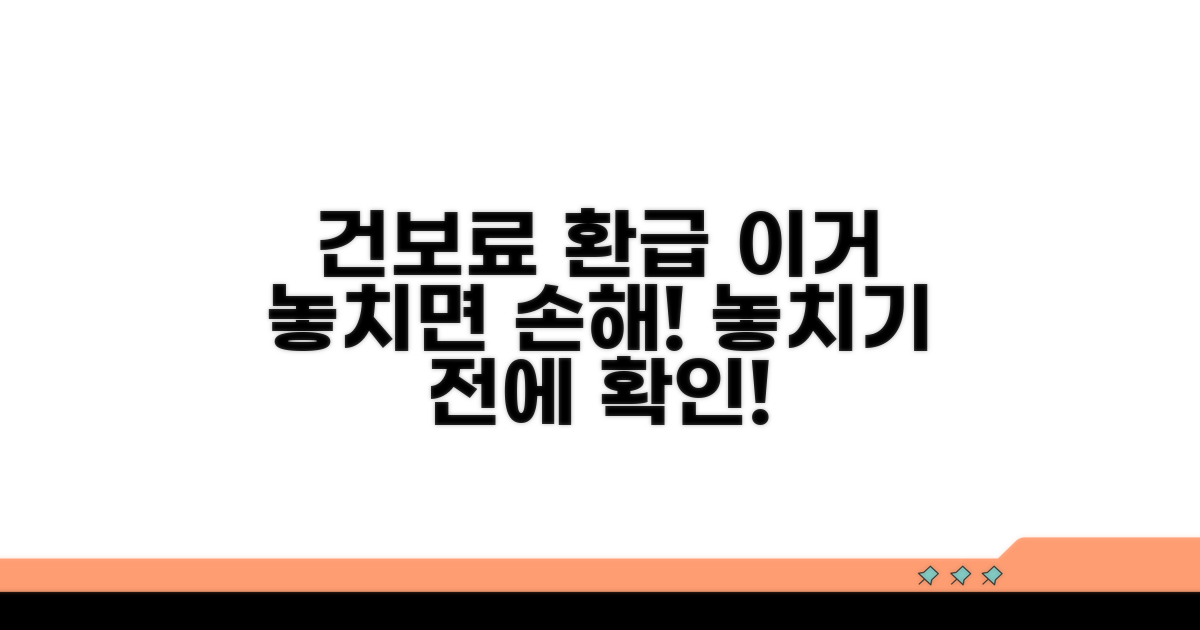 건보료 많이 낸 경우, 환급받는 방법