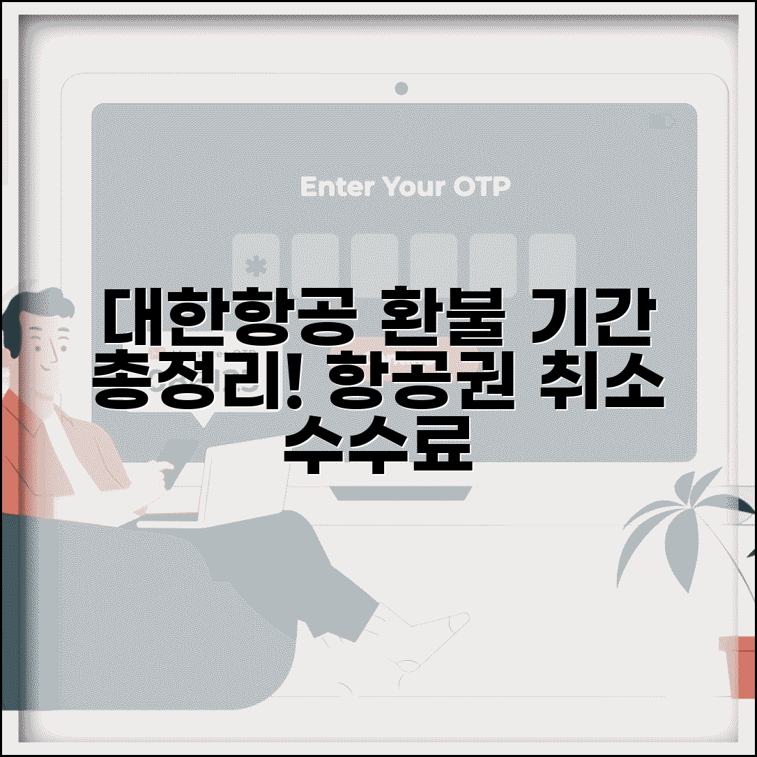 대한항공 환불 기간 총정리 | 항공권 유형별 취소 수수료