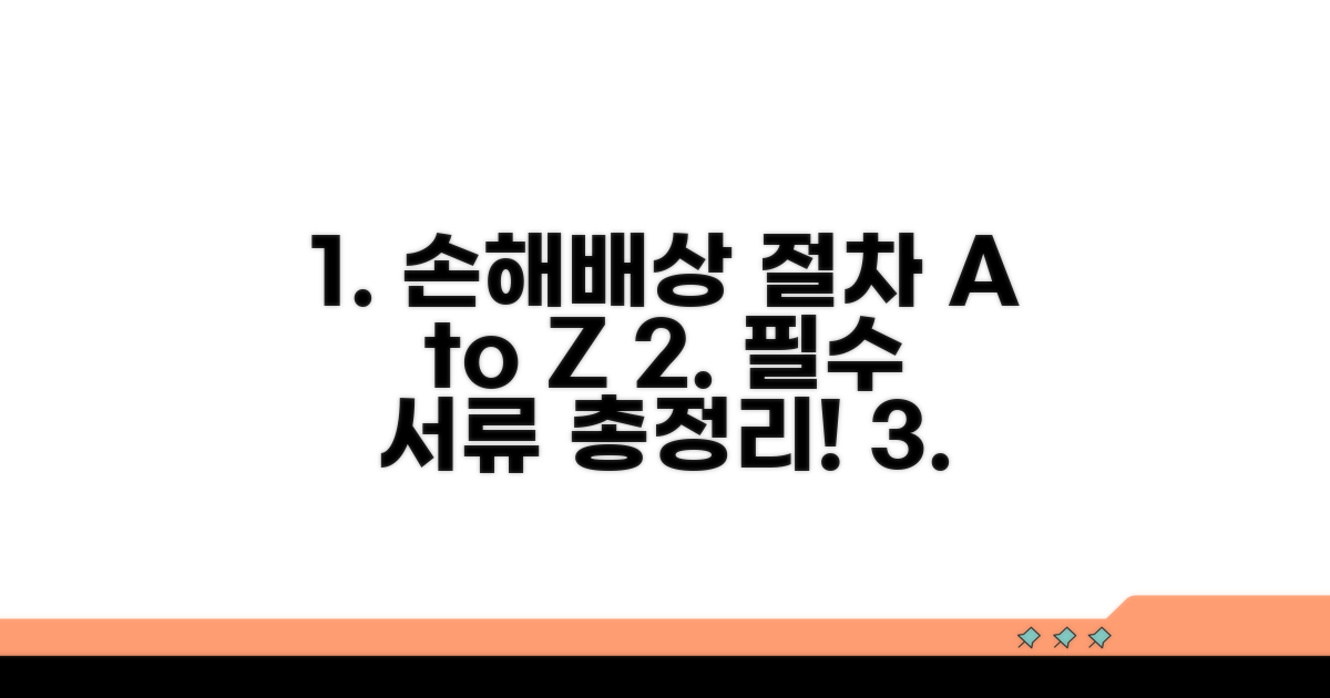 손해배상 절차와 필요한 서류