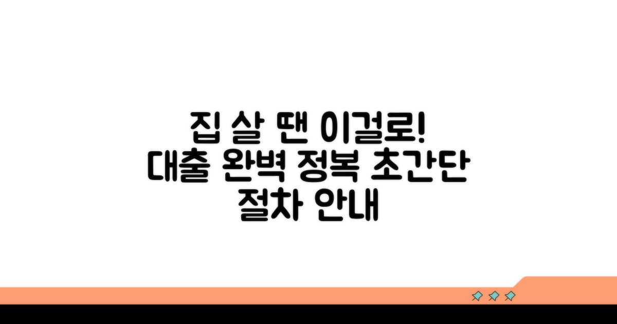 내 집 마련 꿈 실현! 대출 신청 절차 완전 정복