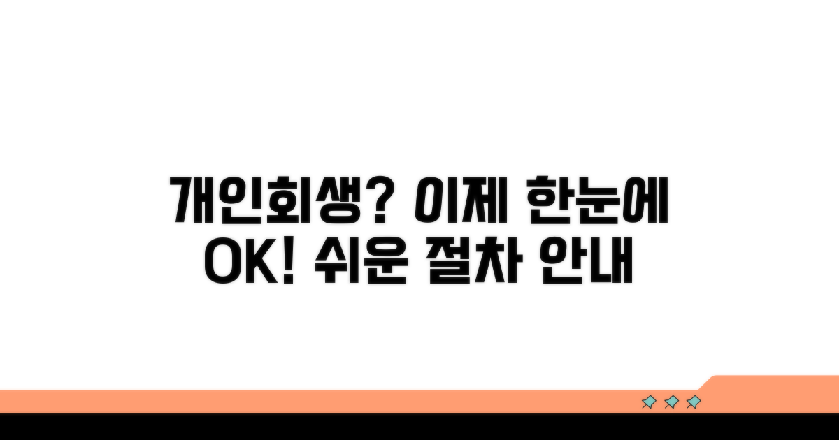 개인회생 절차, 이젠 쉽게 이해해요