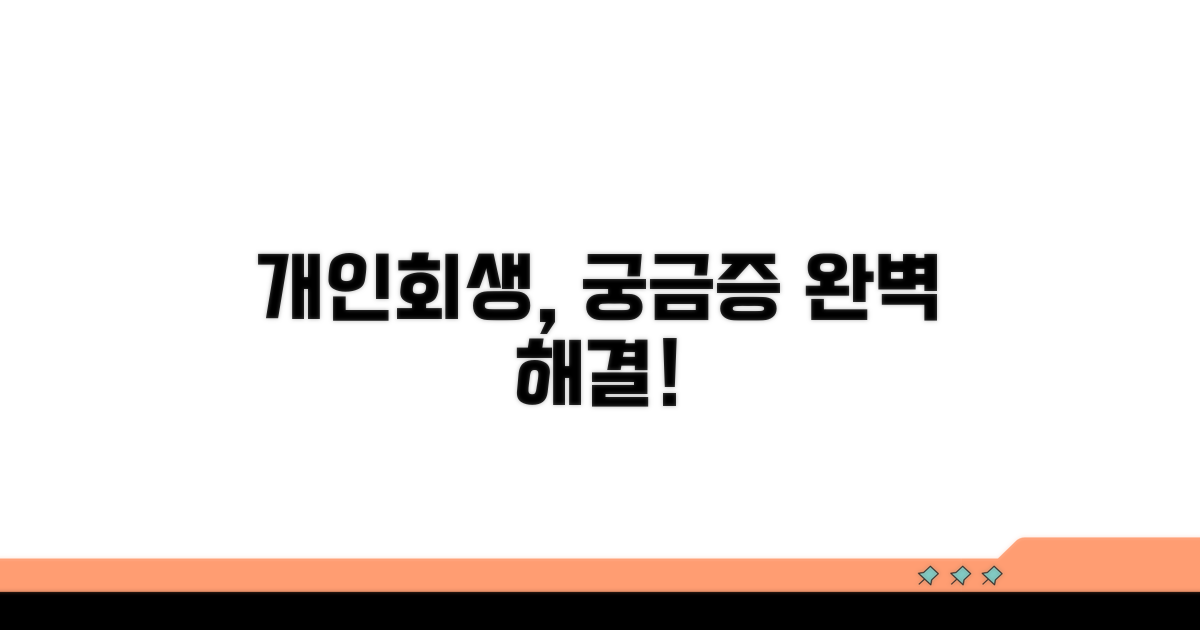 개인회생 절차, 무엇이 궁금할까