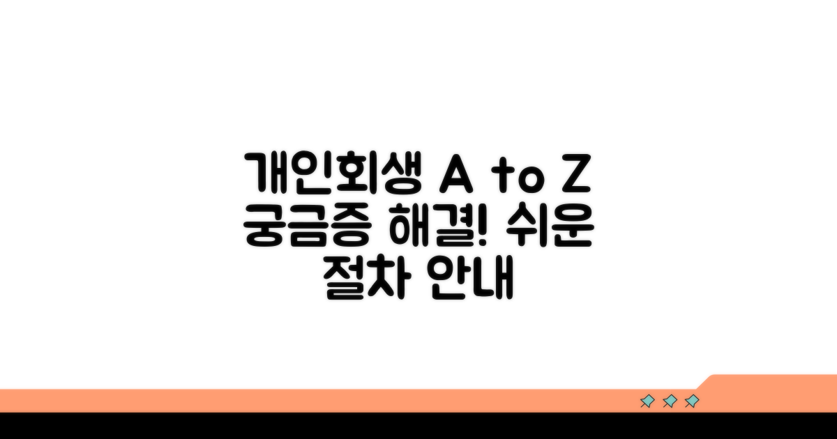 개인회생 절차 완벽 가이드