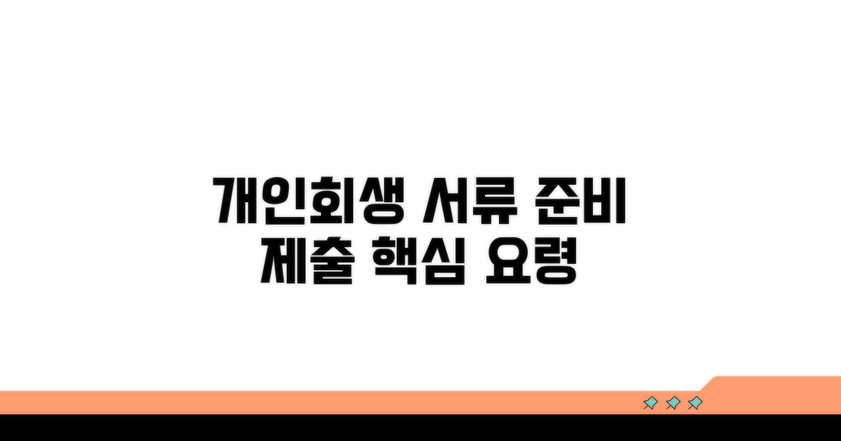 개인회생 신청 서류 준비와 제출 요령