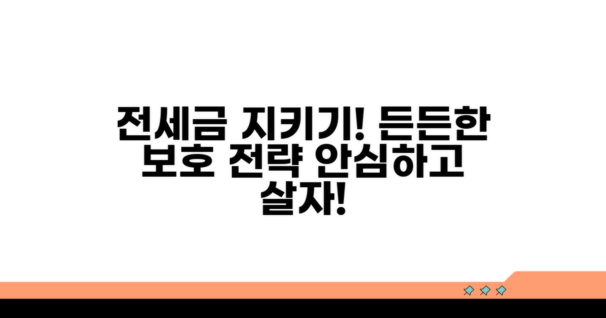 믿을 수 있는 전세금 보호 전략