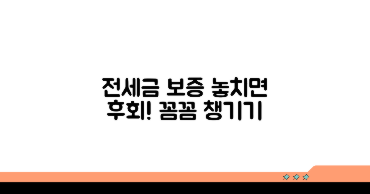 전세금 반환보증 혜택 꼼꼼히 챙기기