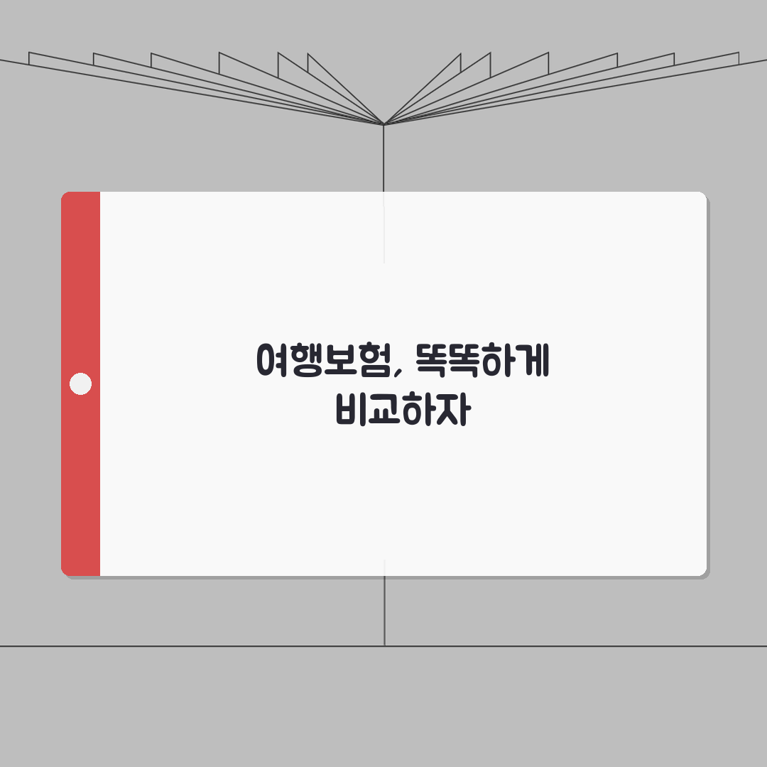 해외여행보험 비교사이트 현명하게 활용하는 법: 5가지 핵심 전략