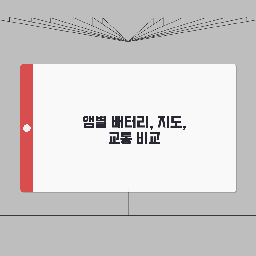 네비게이션 앱 배터리 효율 비교 | 오프라인 지도 | 실시간 교통정보 정확도 심층분석: 7